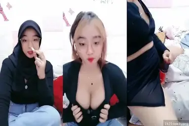 Ukhty Tetek Gede Jilbab Ketat Dientot Sampai Becek